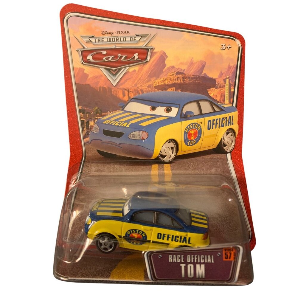 Disney Pixar Cars Die-Cast Race Official Tom 1:55 Scale Toy Car